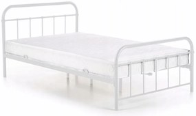 Fehér Fém Ágykeret 120x200 cm PABLO