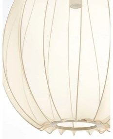 Bézs függőlámpa textil búrával ø 50 cm Itela – Light &amp; Living