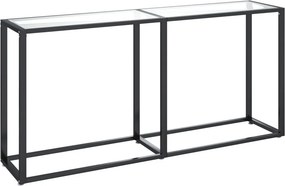 vidaXL átlátszó edzett üveg tálalóasztal 160 x 35 x 75,5 cm