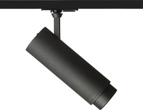 RENDL FOCUS 20 DIMM egyáramkörös sínre fekete 230V LED 20W 10 60° 3000K 4000K 5000K