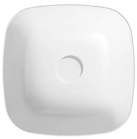 Cersanit Larga, asztali mosdó 38x38 cm, fényes fehér, K677-004