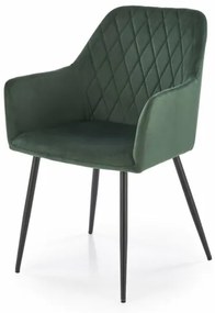 K558 szék, sötétzöld