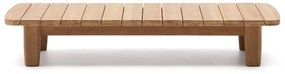 Teakfa kerti dohányzóasztal 70x140 cm Tirant – Kave Home