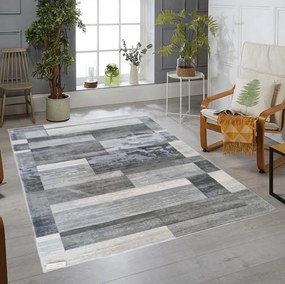 Morgána modern szürke szőnyeg 70 x 100 cm