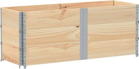 vidaXL tömör fenyőfa kerti virágláda 150 x 50 cm