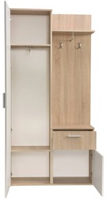 Előszoba Luxor (szonoma tölgy + fehér). 1055380