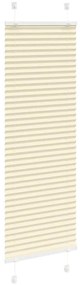 pliszírozott redőny krém 45x150 cm szövetszélesség 44,4 cm