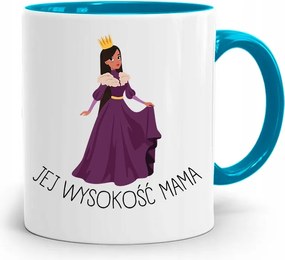 Kék Bögre Anyukáknak Őfelsége Anya Ajándék nyomott mintával