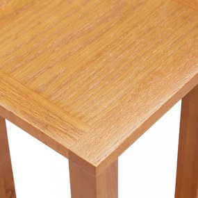Tömör tölgyfa kisasztal 27 x 24 x 55 cm