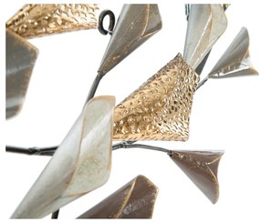 Ramo fehér-barna fali dekoráció, szélesség 46 cm - Mauro Ferretti