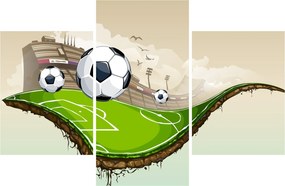 Kép - futballpálya (90x60 cm)