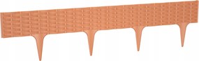 Palisada Garden Border szegély 390 cm x 9 cm Ibra terrakotta Prosperplast