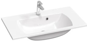 Ravak Classic Slim mosdó 80x45 cm, középen elhelyezett csaptelepnyílással XJX01180001