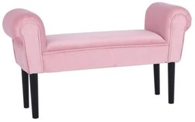 BURDA Velvet fáradt rózsaszín/fekete pad