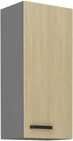 Felső konyheszekrény Scarmi 40 G 90 1F (Antracit + Herringbone scandi). 1049748