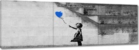 Festmények 120x40 Banksy Always Hope Mural