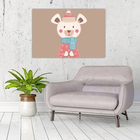 Kép - Egér sállal (90x60 cm)