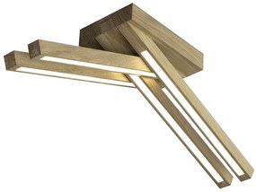 Spot-Light 2246474 - LED felületre szerelhető csillár LINUS 4xLED/4,5W/230V matt tölgy