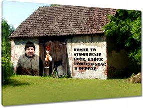 Vászonkép 90x60 Gazdák Szúnyog Alföld