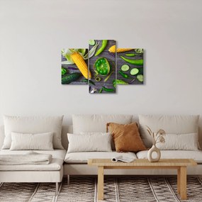 Zöldség képe (90x60 cm)