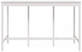fehér tömör fenyőfa bárasztal 180 x 80 x 110 cm