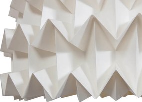 Függő lámpatest ORIGAMI papírból 26 cm, krémszínű