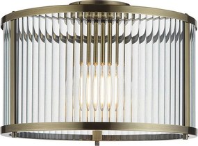 Endon glamour modern mennyezeti lámpa ridgeton antik sárgaréz átlátszó end106265