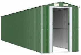 zöld horganyzott acél kerti fészer 192x938x223 cm