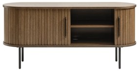 Barna TV-állvány tölgyfa dekorral 120x56 cm Nola – Unique Furniture