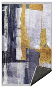 Sárga-sötétkék mosható szőnyeg 160x230 cm Unique – Mila Home