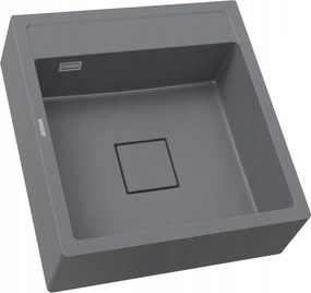 Gránit Mosogató Egymedencés Tavo Skandináv Farmer Mosogató Szürke Szifon