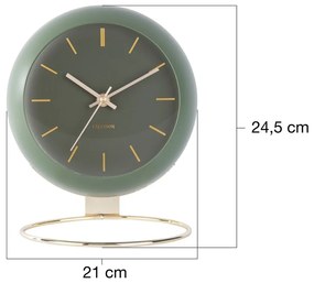 Asztali óra ø 21 cm Globe – Karlsson