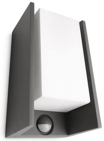 Philips - Kültéri fali lámpa érzékelővel BRIDGE 1xE27/15W/230V IP44