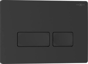 Mexen Tex 04 öblítőgomb, fekete matt - 6104-02
