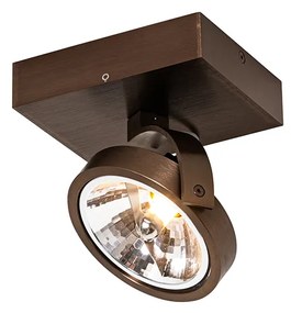 Design spotlámpa sötét bronz forgatható és dönthető - Go