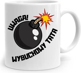 Apák Napi Bögre Apáknak Robbanó Apa fényképes nyomtatással