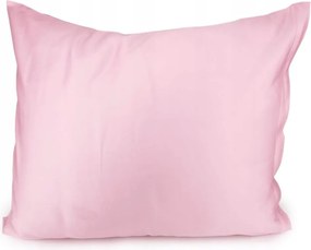 Pamut szatén párnahuzat 70x80 világos rózsaszín