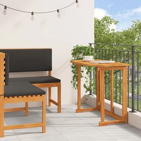 Kert Pad Készlet 2 pcs Barna tömör akácfa