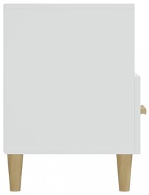 fehér magasfényű szerelt fa TV-szekrény 102x36x50 cm