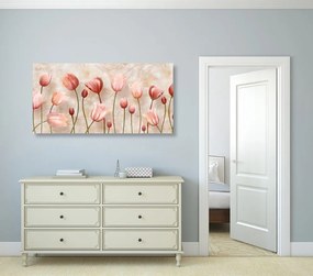 Kép lazac lazac rózsaszín tulipánok