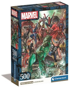 Bosszúállók Assembly 500 db-os Compact puzzle Clementoni