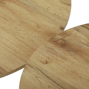 F4150 ART konferenciaasztal-készlet, tölgyfa, 2 db