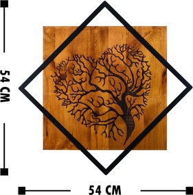 Tree fém fali dekoráció, 54×54 cm – TR899SKL2125