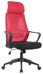 Irodai szék, fekete/málna, TAXIS