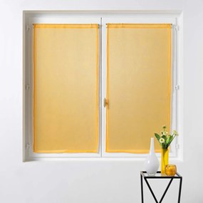 Sárga átlátszó függöny szett 2 db-os 60x90 cm Sandra – douceur d'intérieur