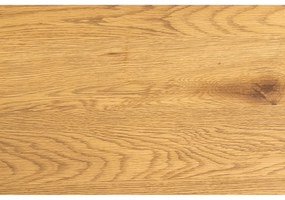 Fekete könyvespolc tölgyfa dekorral 85x141 cm Swindon - Actona