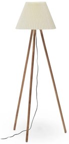 Natúr színű állólámpa textil búrával (magasság 149 cm) Benicarlo – Kave Home