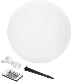 LED RGBW dimmelhető napelemes lámpa LED/5W/3,7V 3000K IP54 Ø 40 cm