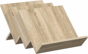 vidaXL Magazin állvány Sonoma tölgy 53 x 40 x 28.5 cm Faanyag