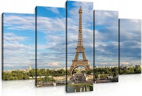 Vászonkép falikép város Párizs torony 100x60